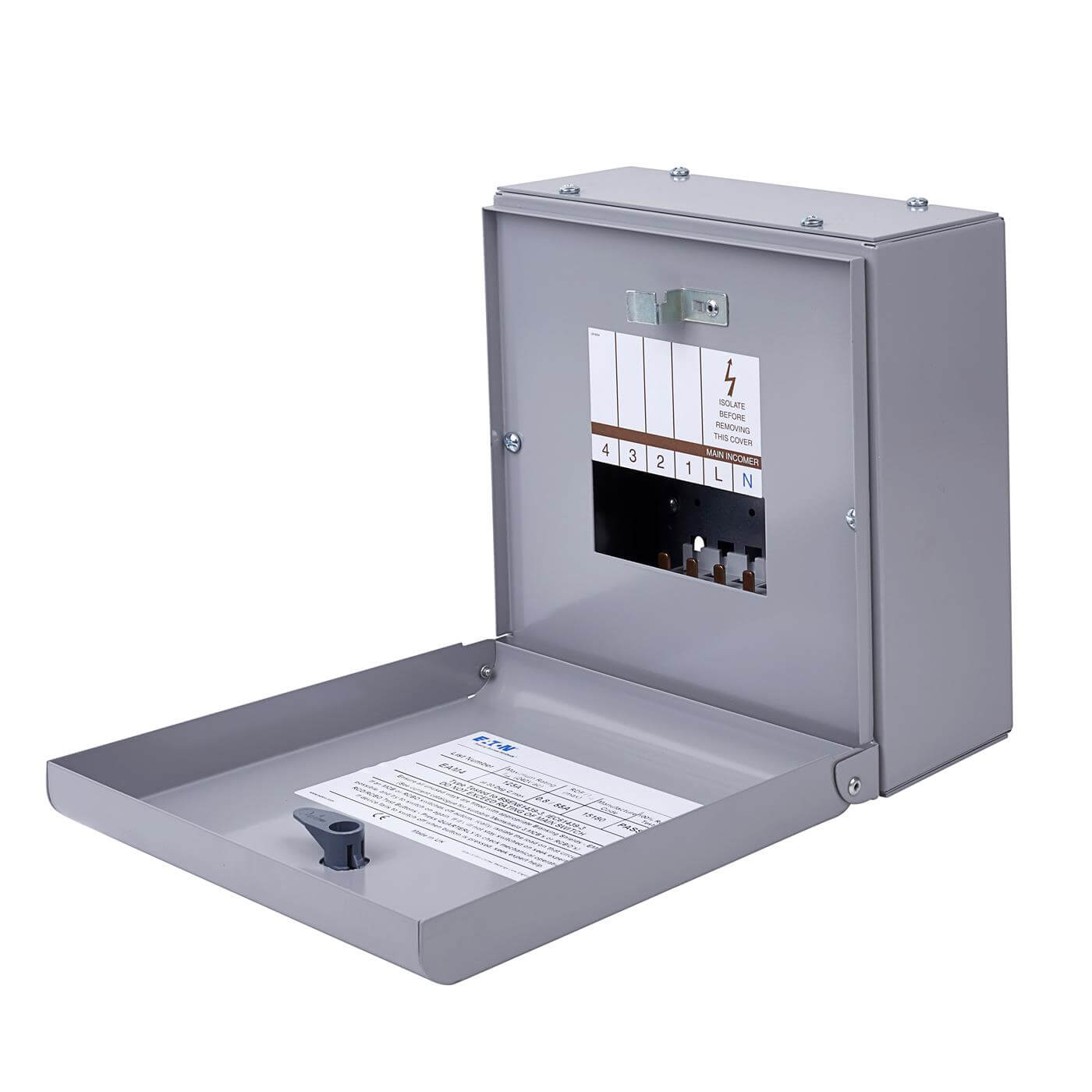 Eaton MEM 125A 4 Way Single Phase Distribution Board Type A