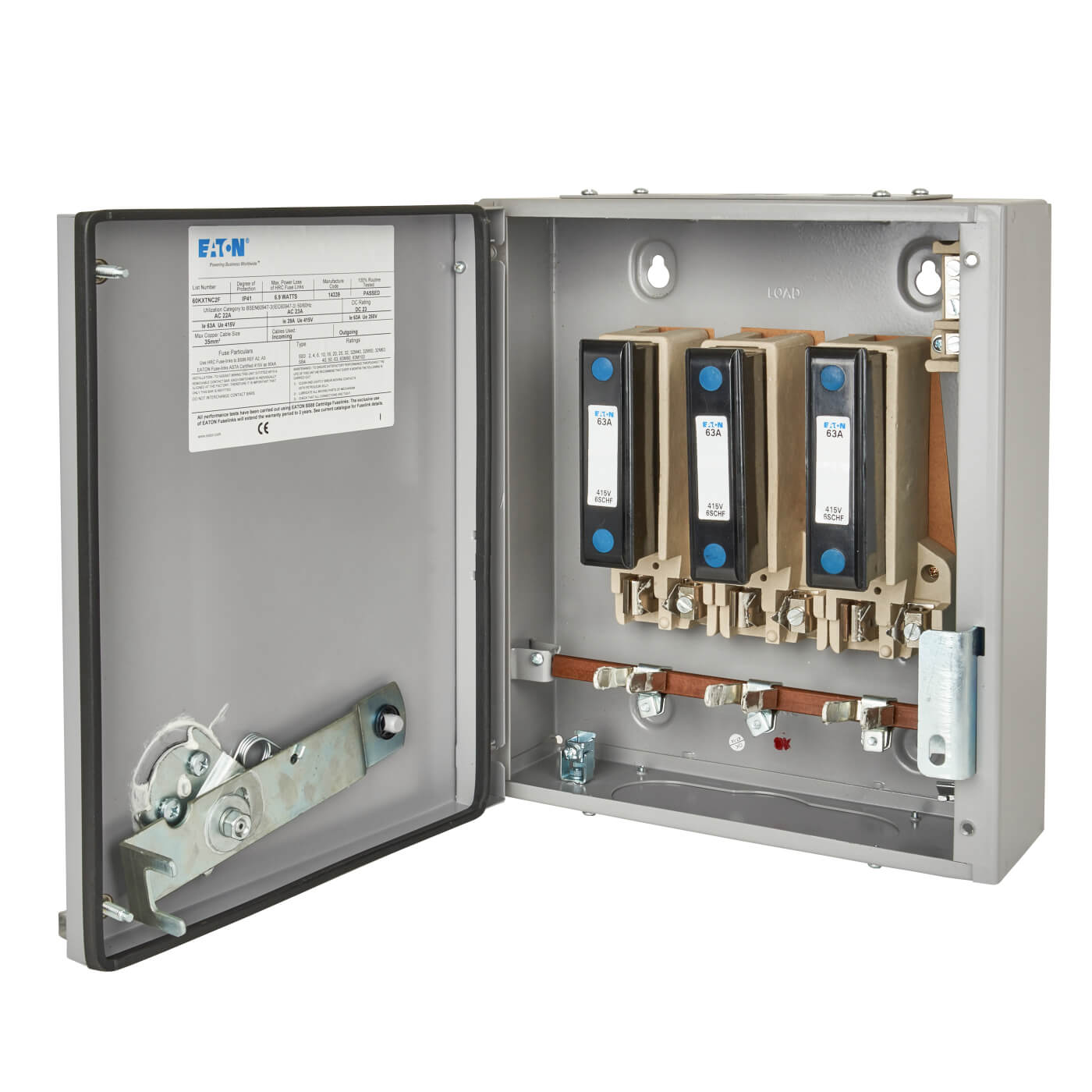 Eaton MEM 63A 415V TPN 3 Phase Fuse Switch Disconnector ElectricalDirect