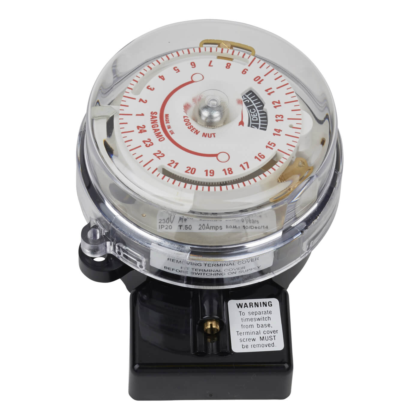 Sangamo Quartz 20A Hour Timer Switch 3 Pin ElectricalDirect