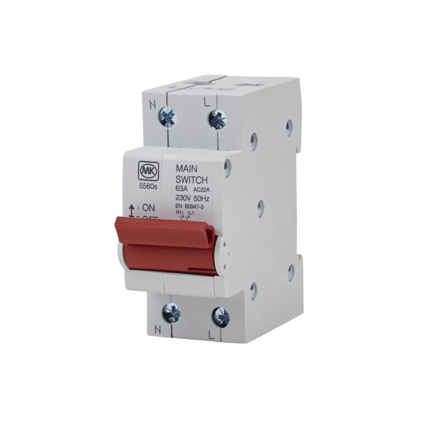 MK 63A Double Pole Main Switch ElectricalDirect