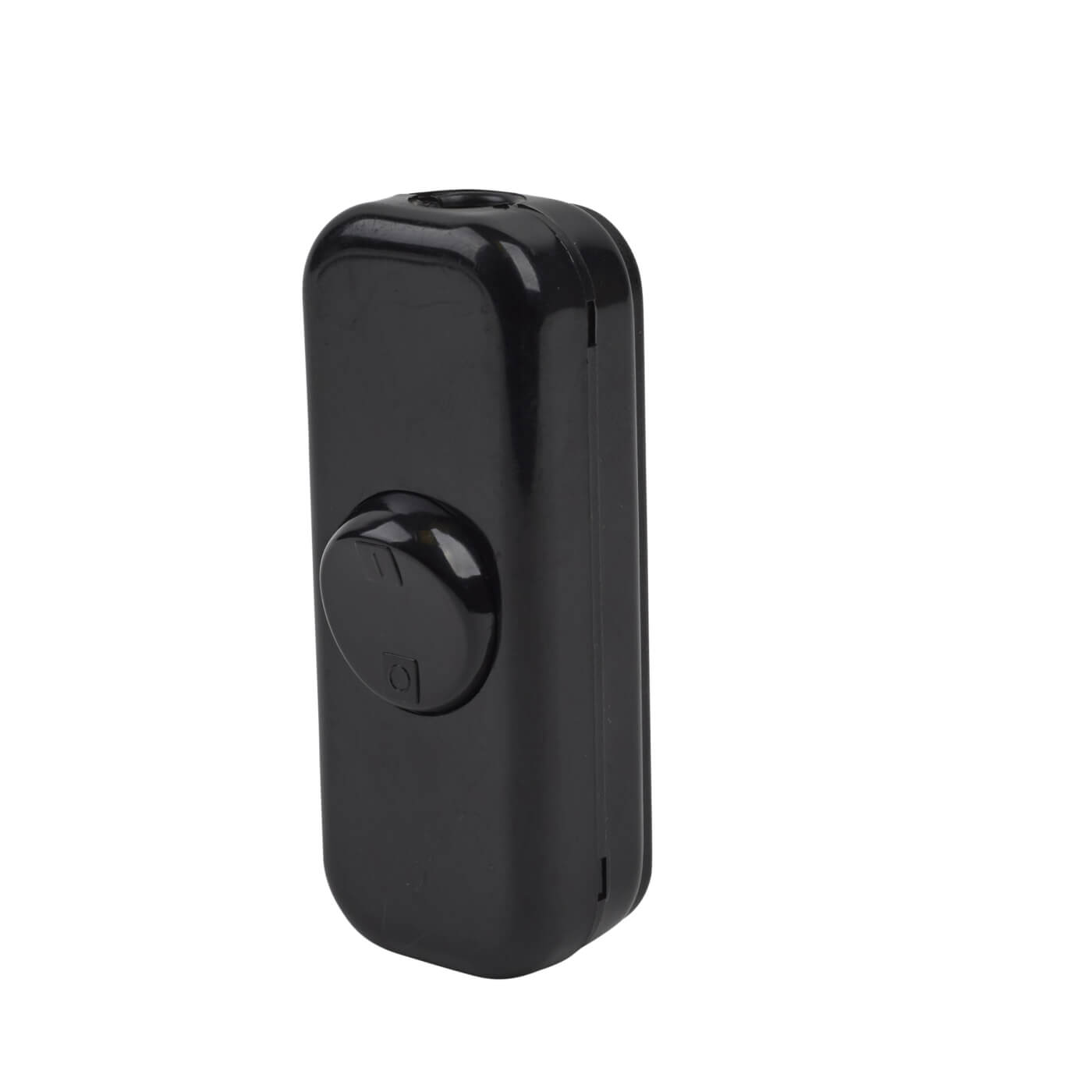 10A Inline Double Pole Switch Black ElectricalDirect