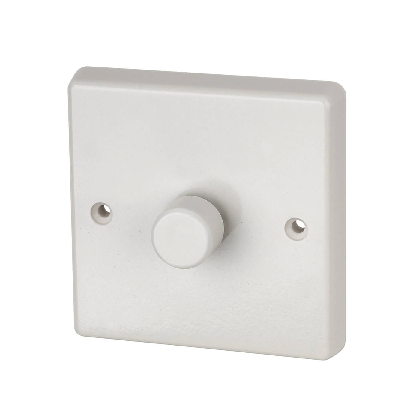 Varilight 1000W 1 Gang Leading Edge Push Dimmer Switch White